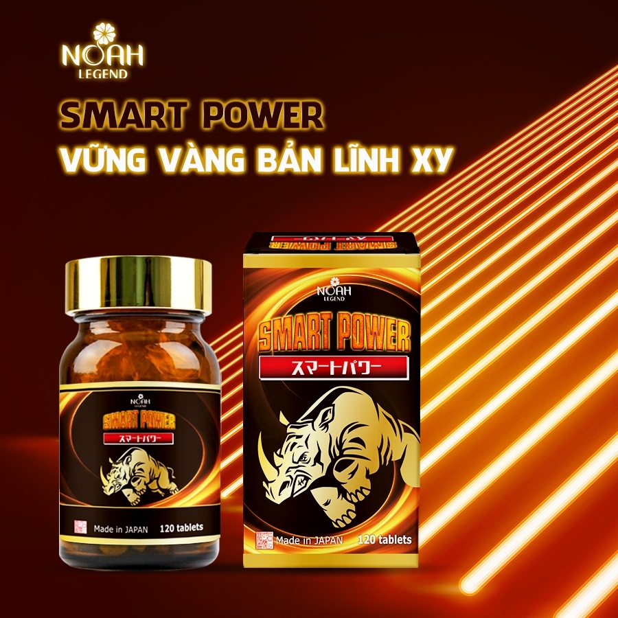 Viên Uống hỗ trợ tăng cường sinh lý nam giới Smart Power Nhật Bản Nutriway 120 viên