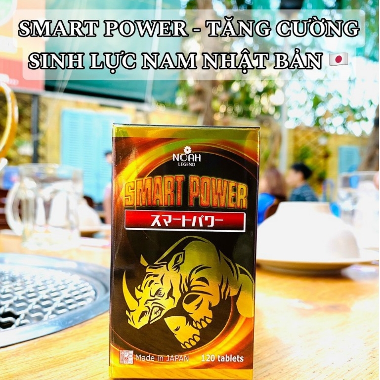 Viên Uống hỗ trợ tăng cường sinh lý nam giới Smart Power Nhật Bản Nutriway 120 viên
