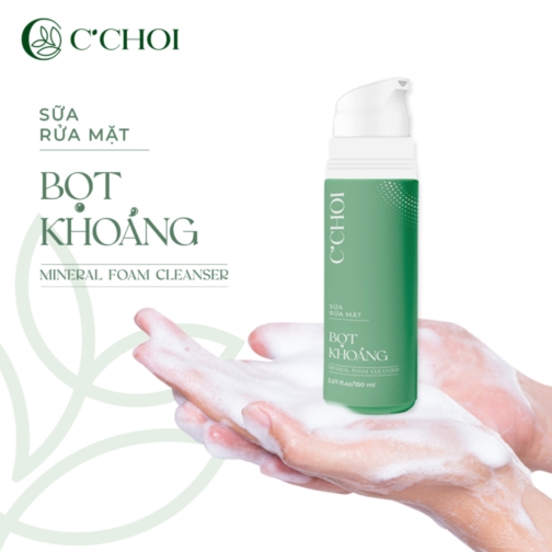 Sữa Rửa Mặt Bọt Khoáng Mineral Foam Cleanser C'Choi Nutriway
