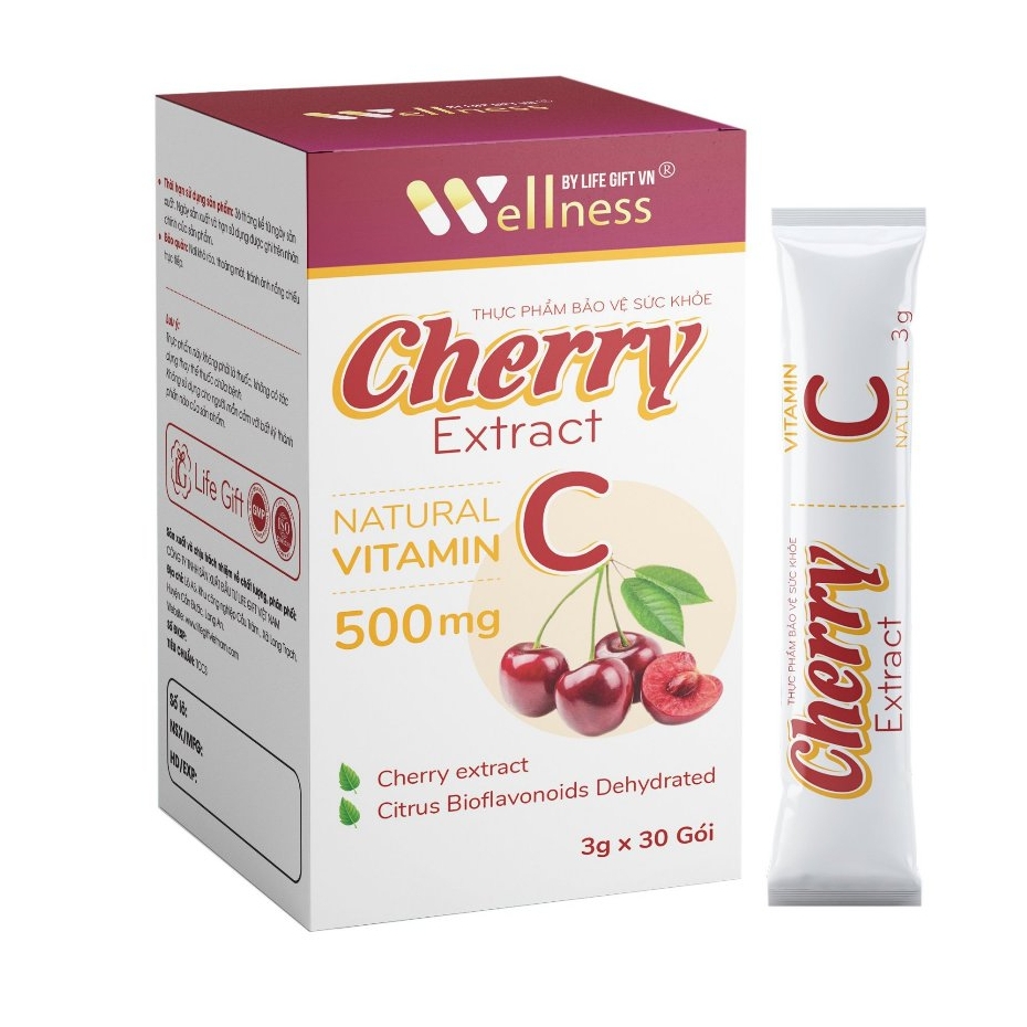 Combo Protein Thực Vật Cordypro, Cherry Extract Vitamin C, Wowmeal, Cần Tây Diệp Lục Nutriway Wellness Life Gift VN