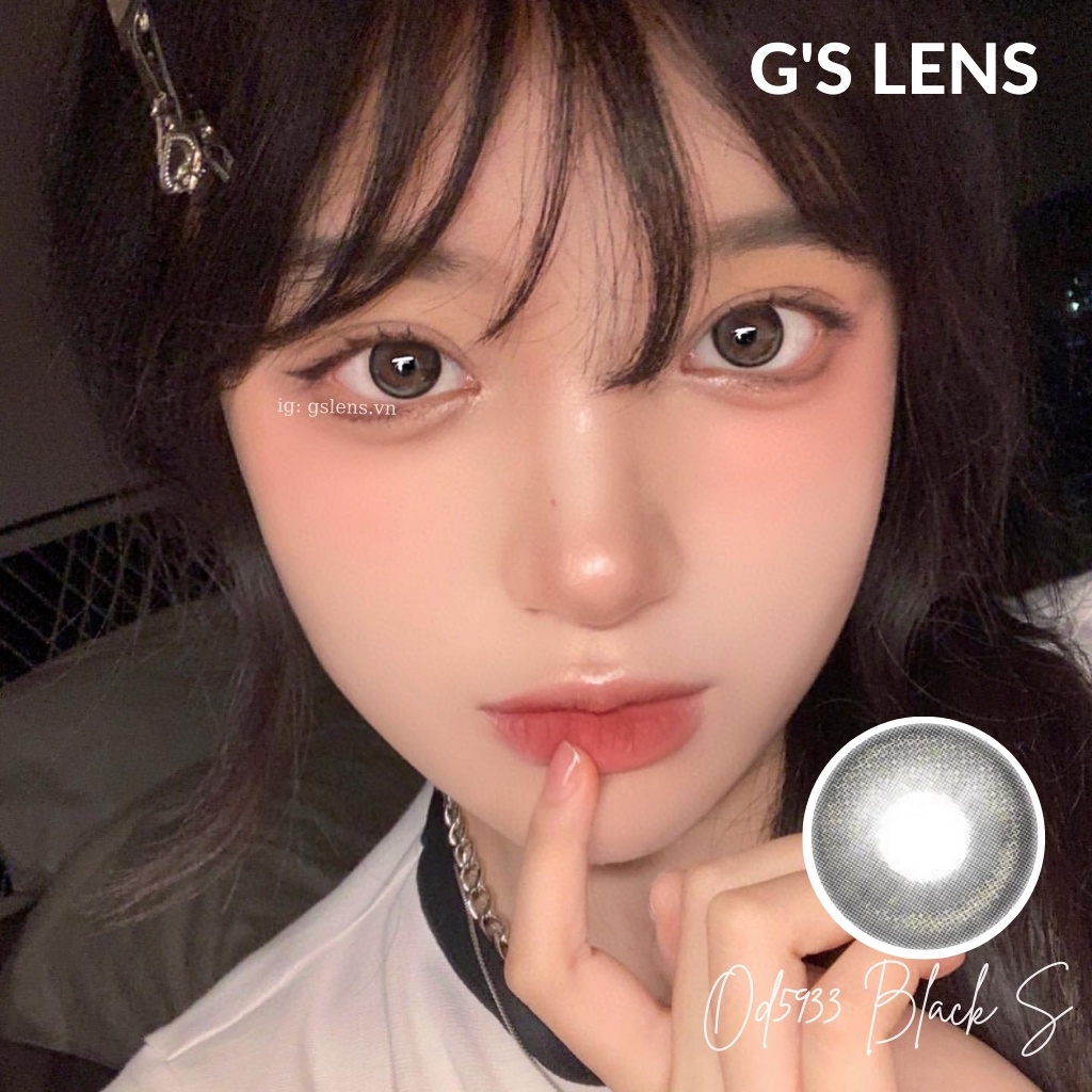 Kính Áp Tròng 50 Mẫu Lens Mắt Xám Nâu Blue Black Choco 0 Độ Cận Tây Tự Nhiên
