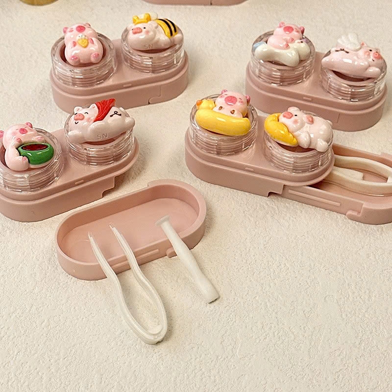 Khay Mini 3D Gấu Nâu _ Heo Hồng