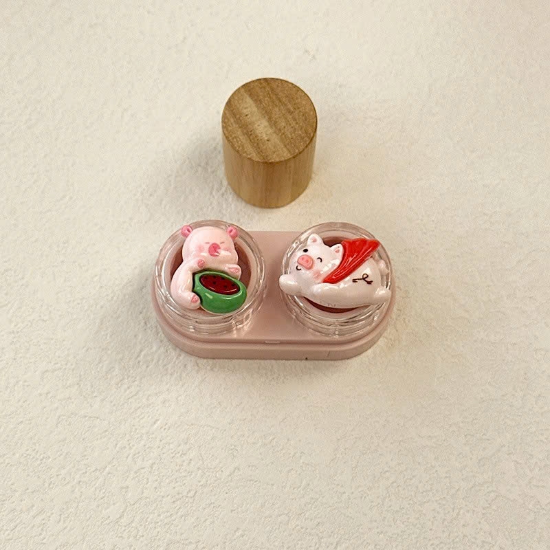 Khay Mini 3D Gấu Nâu _ Heo Hồng