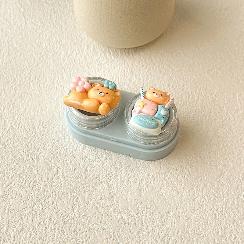 Khay Mini 3D Gấu Nâu _ Heo Hồng