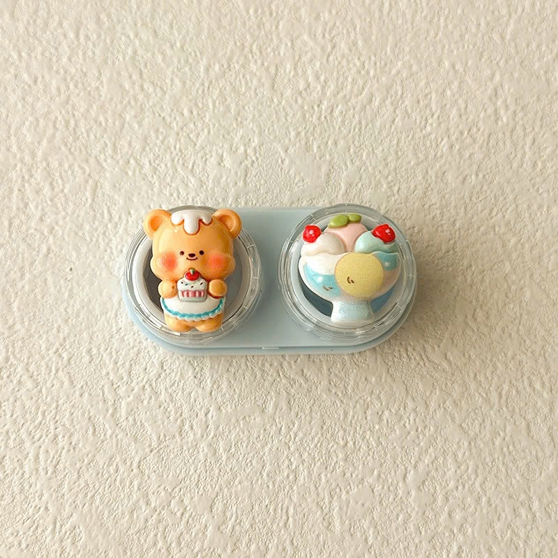 Khay Mini 3D Gấu Nâu _ Heo Hồng