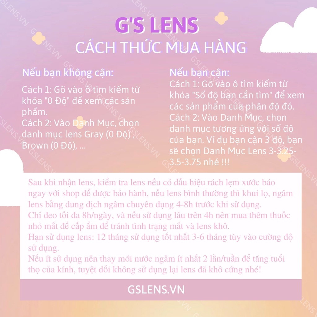 Kính Áp Tròng Lens Mắt NÂU BROWN Tự Nhiên Tây Sáng 0 Độ Cận, Dành Cho Mắt Không Cận Size Lens Giãn Ít Xs, S 14-14.2mm