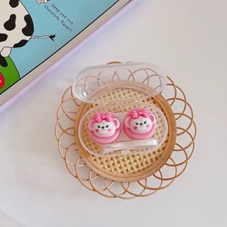 Khay Mini 3D Gấy Thỏ Cáo Xanh Cáo Hồng- Case Đựng Lens