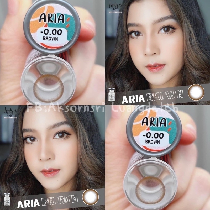 Kính Áp Tròng Lens Mắt NÂU BROWN Tự Nhiên Tây Sáng 0 Độ Cận, Dành Cho Mắt Không Cận Size Lens Giãn Ít Xs, S 14-14.2mm
