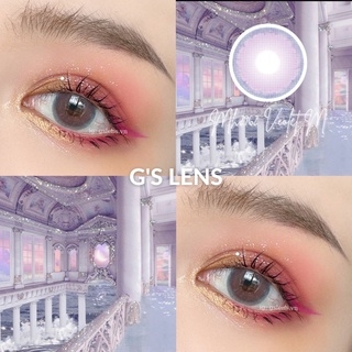 Lens Mắt Kính Áp Tròng Tím Tây Giãn Tròng Size M 14.5mm Có 0 Đến 6 Độ Cận MH2962 Violet G'S LENS