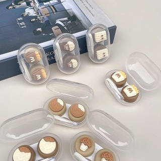 Khay Mini 3D Bánh Mẫu Mới - Case Đựng Lens