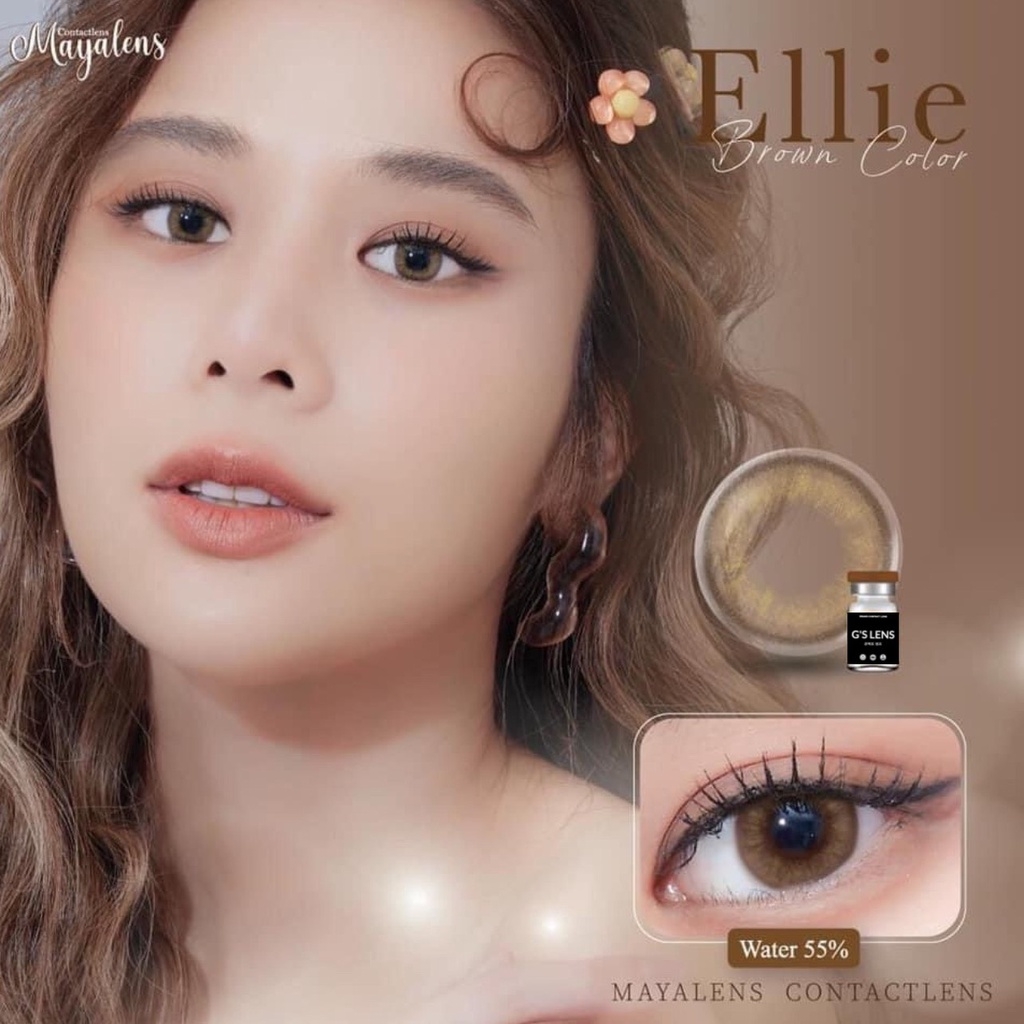 Kính Áp Tròng 50 Mẫu Lens Mắt Xám Nâu Blue Black Choco 0 Độ Cận Tây Tự Nhiên