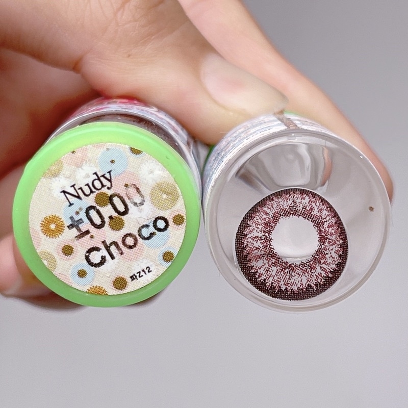 Lens Mắt, Kính Áp Tròng Màu BLACK + CHOCO KHÔNG CẬN Size S, M, L