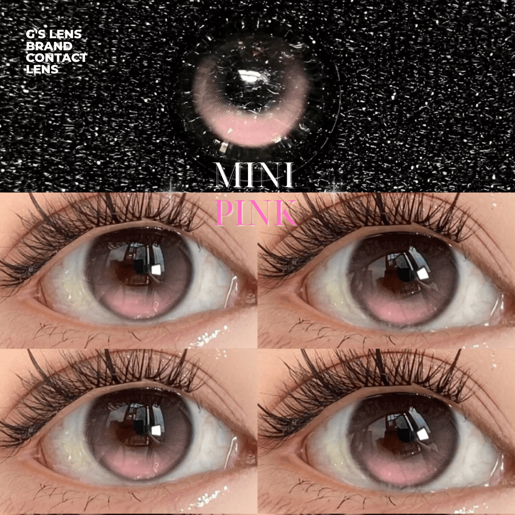Kính áp tròng 6 tháng MINI PINK màu hồng sáng tây giãn tròng nhỏ GTRENDY - MCK1