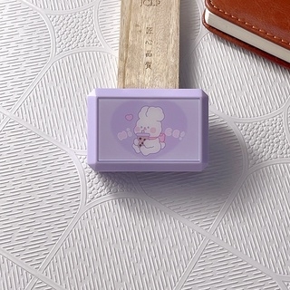 Khay Gương Mini Gấu Tím Nhiều Mẫu - Case Đựng Lens