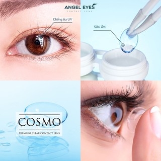 Kính áp tròng 3 tháng COSMO trong suốt không màu không giãn tròng - Cosmo