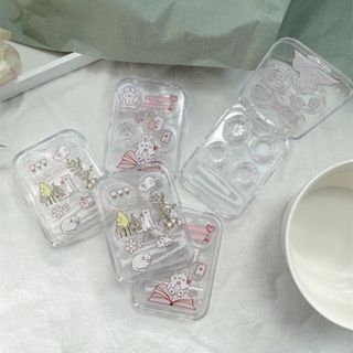 Khay Đôi Mini Cute- Case Hộp Đựng Lens