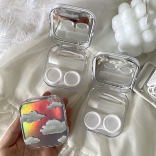 Khay Gương To Tráng Gương Mây - Case Hộp Đựng Lens
