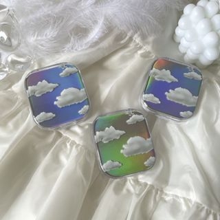 Khay Gương To Tráng Gương Mây - Case Hộp Đựng Lens