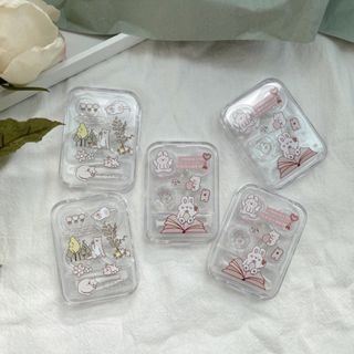 Khay Đôi Mini Cute- Case Hộp Đựng Lens