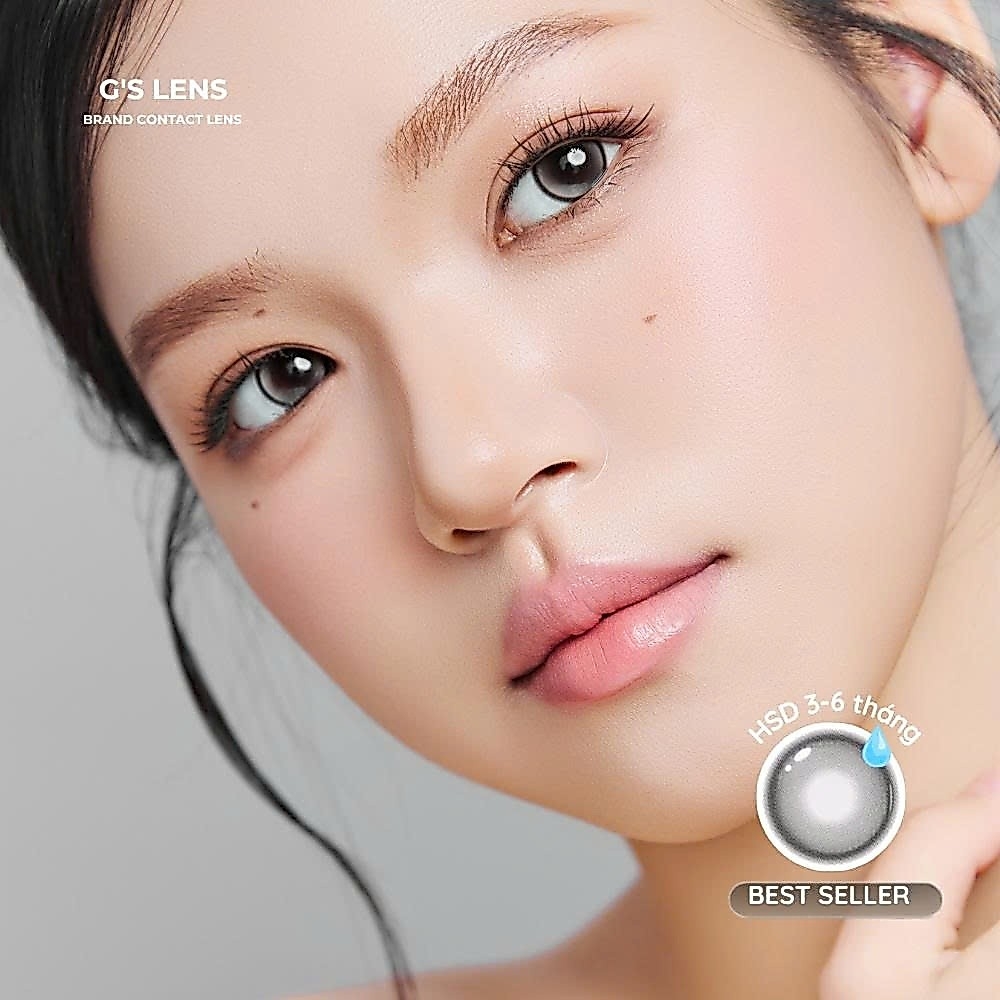 Kính áp tròng 6 tháng BETWEEN GRAY màu xám tự nhiên giãn tròng nhỏ GTRENDY - MCK1