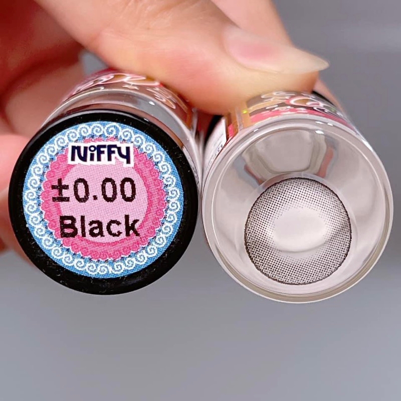 Lens Mắt, Kính Áp Tròng Màu BLACK + CHOCO KHÔNG CẬN Size S, M, L