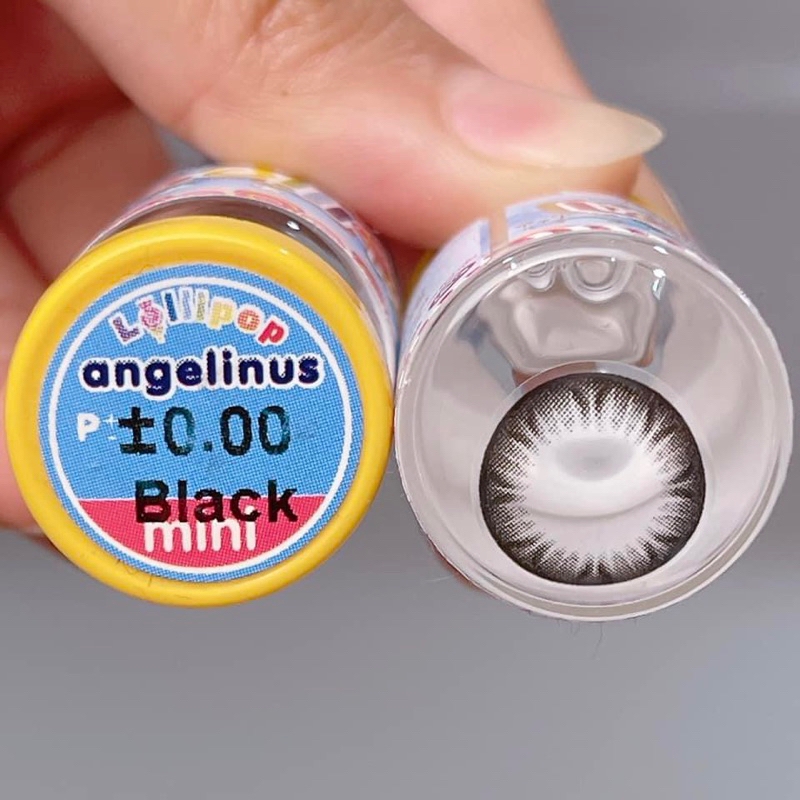 Lens Mắt, Kính Áp Tròng Màu BLACK + CHOCO KHÔNG CẬN Size S, M, L