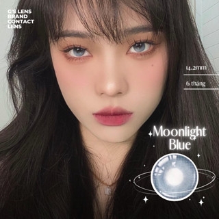 Kính áp tròng 6 tháng MOONLIGHT BLUE màu xanh sáng tây giãn tròng nhỏ GTRENDY - MC38