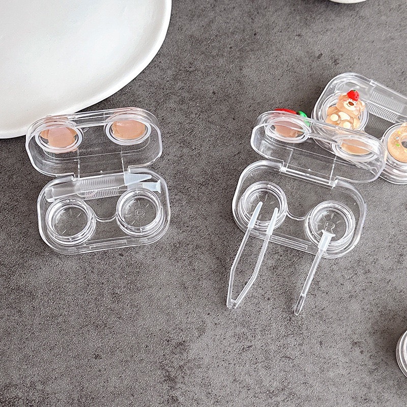 Khay Mini 3D Gấu Dâu Brown-Case Đựng Lens