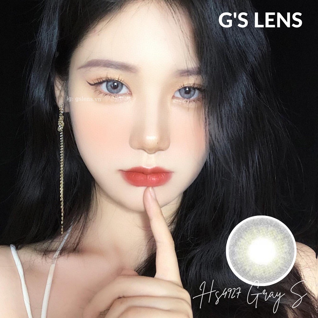 Kính áp tròng 6 tháng ST3034 GRAY màu xám sáng tây không giãn tròng GTRENDY - MC38