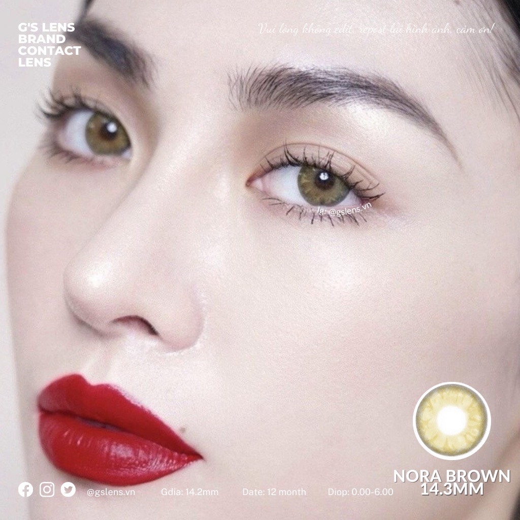 NORA BROWN Size S 14.2mm (0-6 độ)