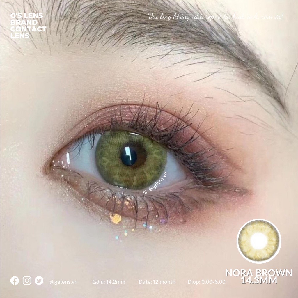 NORA BROWN Size S 14.2mm (0-6 độ)