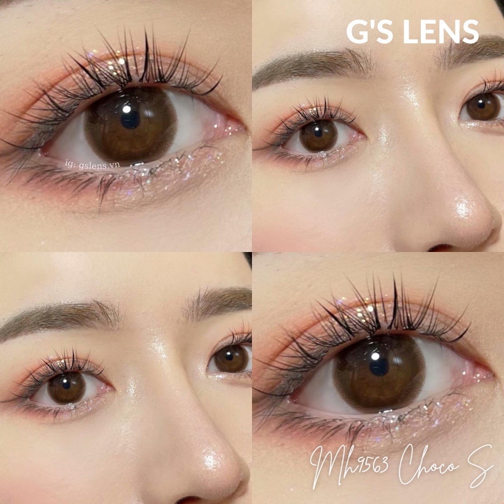 Kính áp tròng 6 tháng CHOCO MINI màu choco tự nhiên giãn tròng nhỏ GTRENDY - AL Color 38
