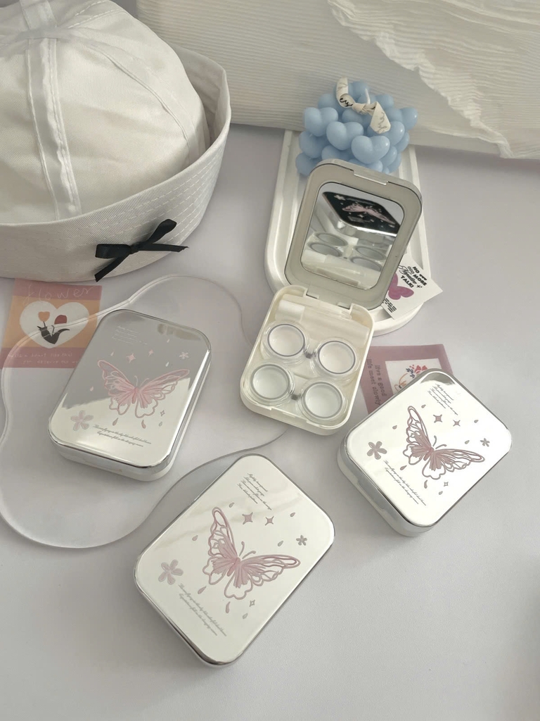 Khay Đôi Tráng Gương Bướm Mẫu Mới