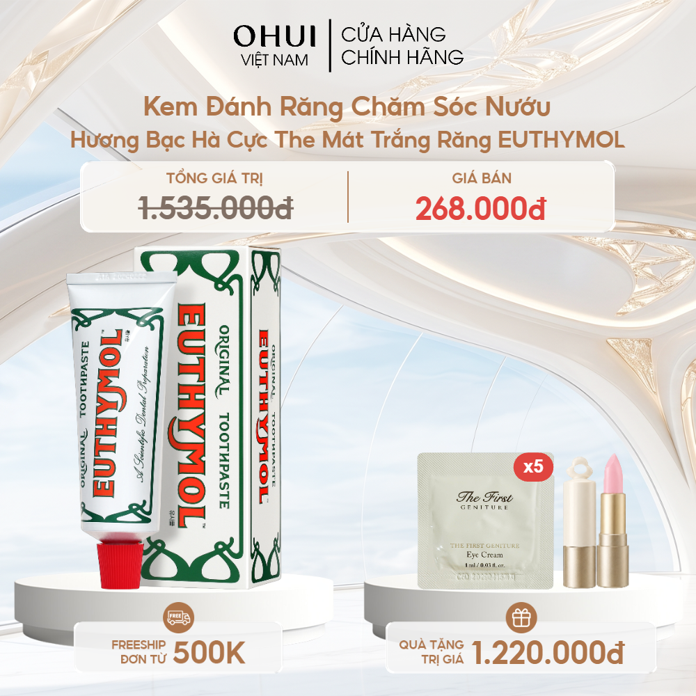 Kem Đánh Răng Chăm Sóc Nướu Hương Bạc Hà Cực The Mát Trắng Răng EUTHYMOL