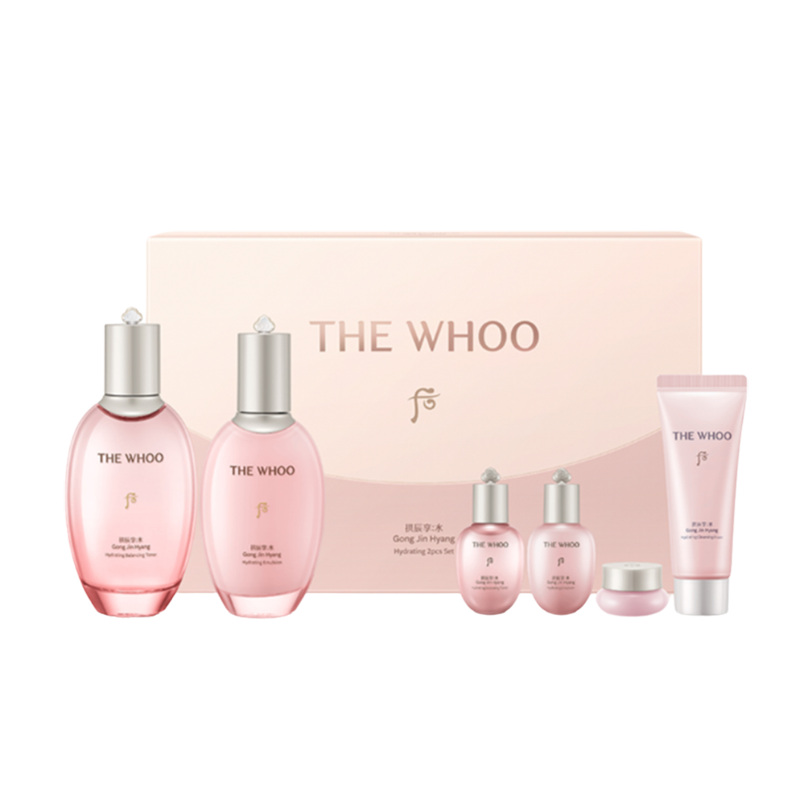 Bộ Dưỡng Ẩm Chống Lão Hóa Whoo Gongjinhyang Soo Vital Hydrating 2pcs