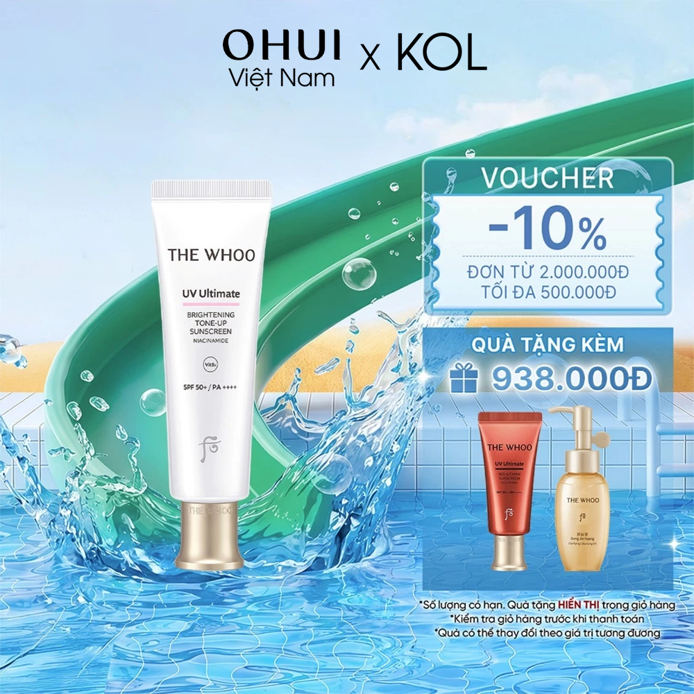 [KOL x OHUI] Kem Chống Nắng Nâng Tone Whoo UV Ultimate Brightening