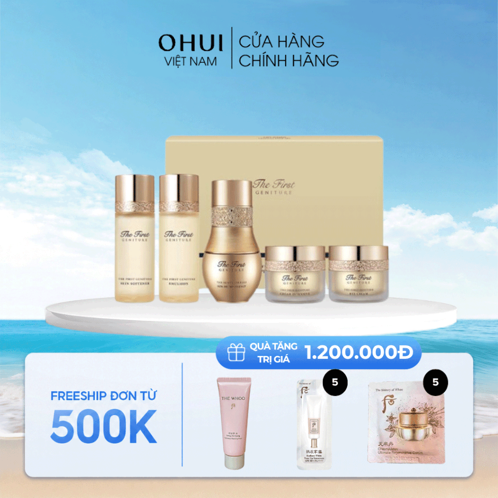 Bộ Dưỡng Trẻ Hóa Da O Hui The First Mini 5 pcs