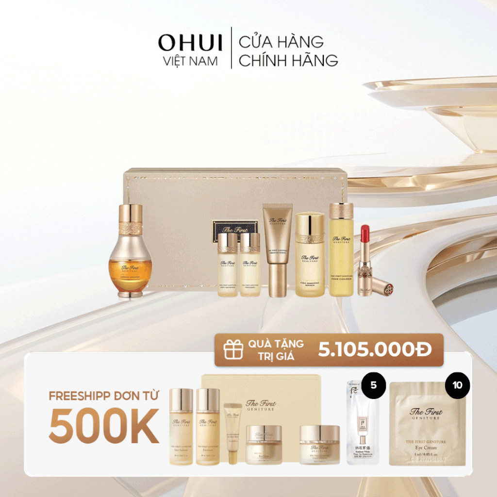 Bộ Tinh Chất Vàng Ohui The First Geniture Ampoule Advanced