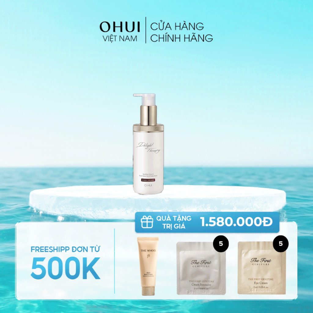 Sữa dưỡng thể cho da mịn màng OHUI Delight Therapy Body Lotion