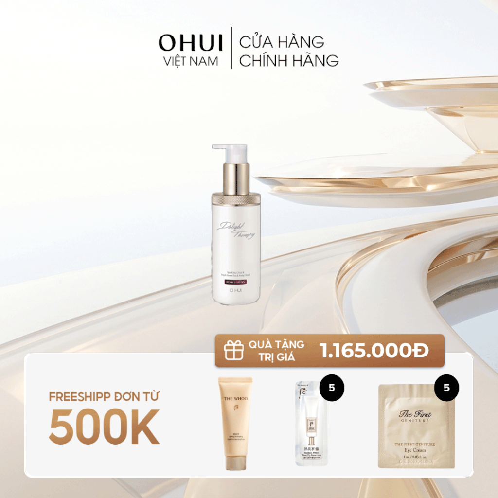 Sữa dưỡng thể cho da mịn màng OHUI Delight Therapy Body Lotion