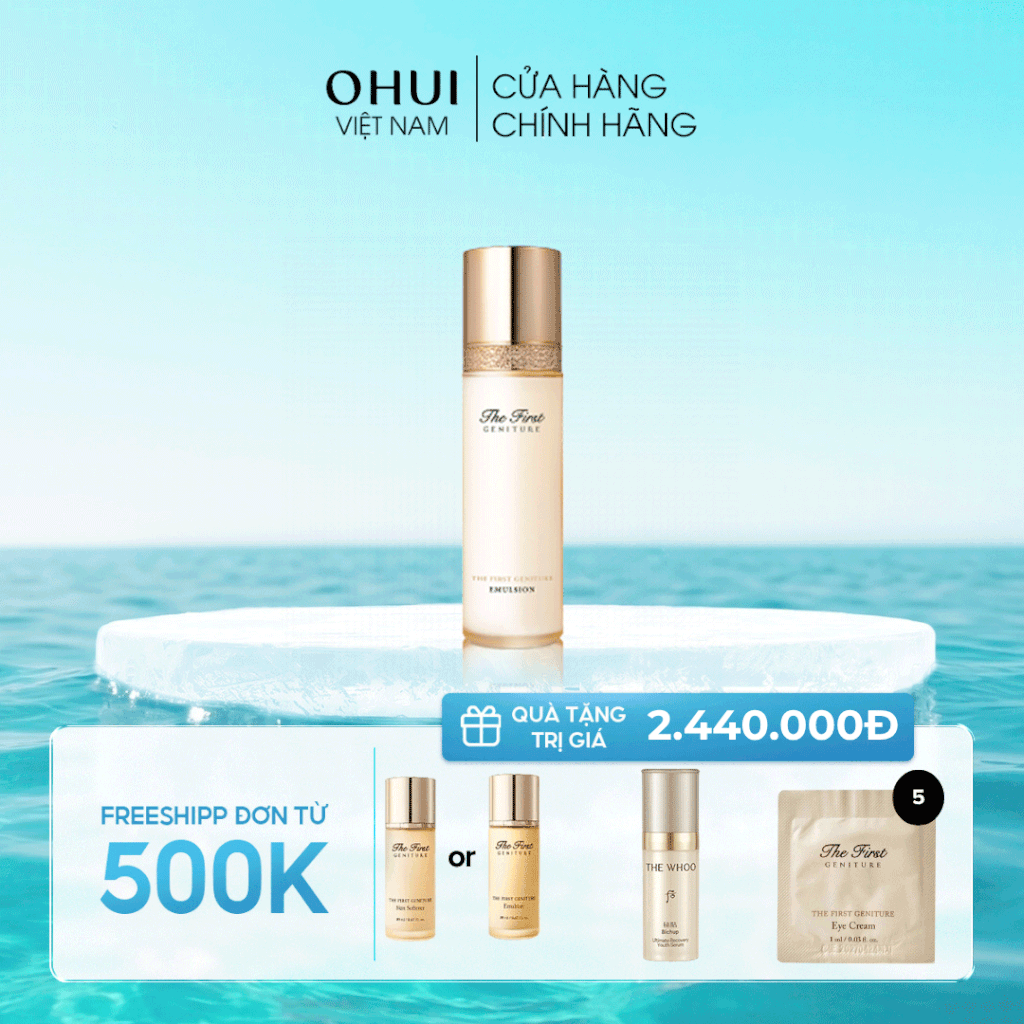 Sữa dưỡng trẻ hóa làn da OHUI The First Geniture Emulsion