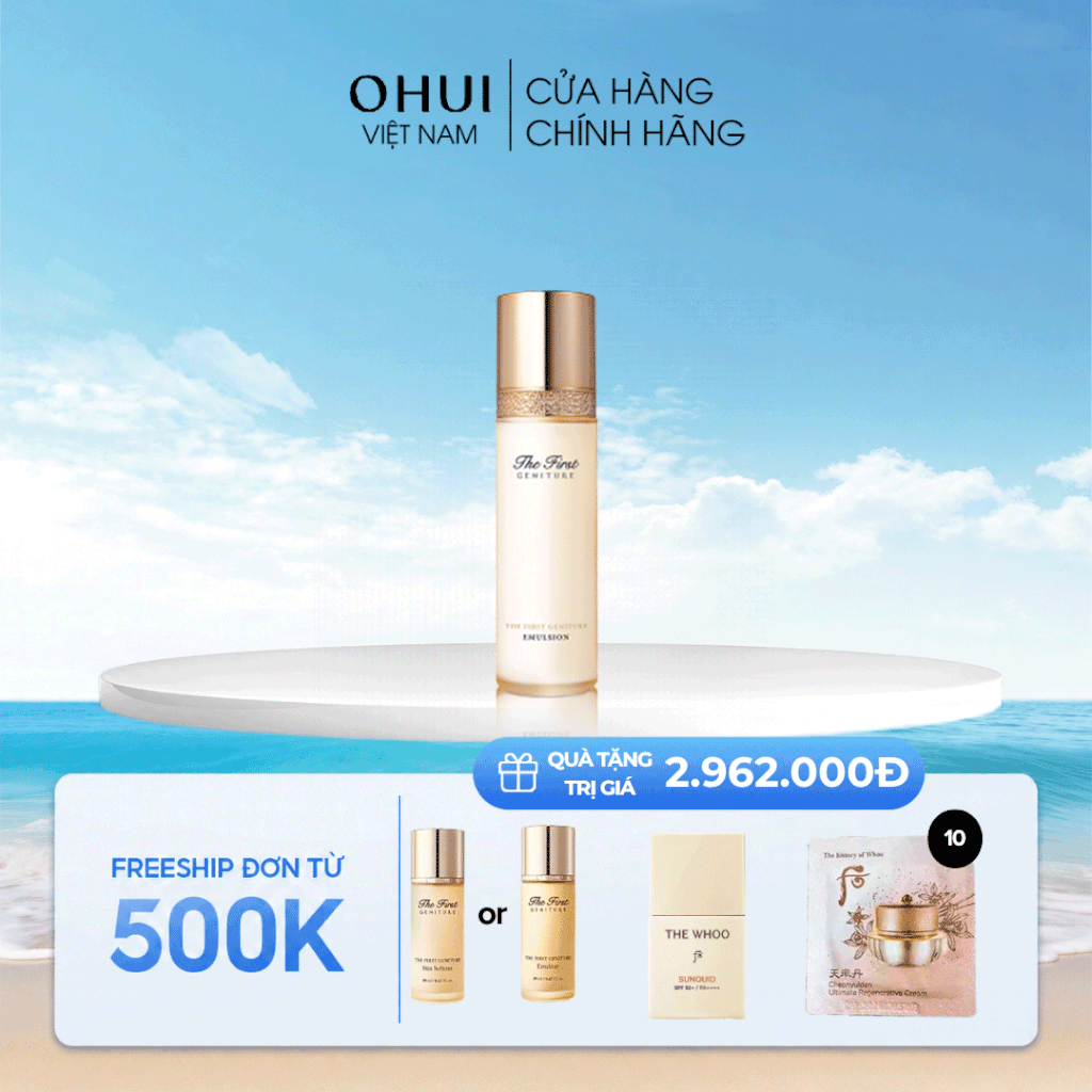 Sữa dưỡng trẻ hóa làn da OHUI The First Geniture Emulsion