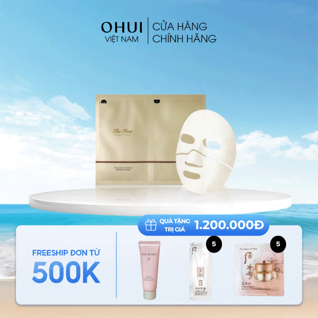 Mặt nạ trẻ hóa da OHUI The First Geniture Ampoule Mask