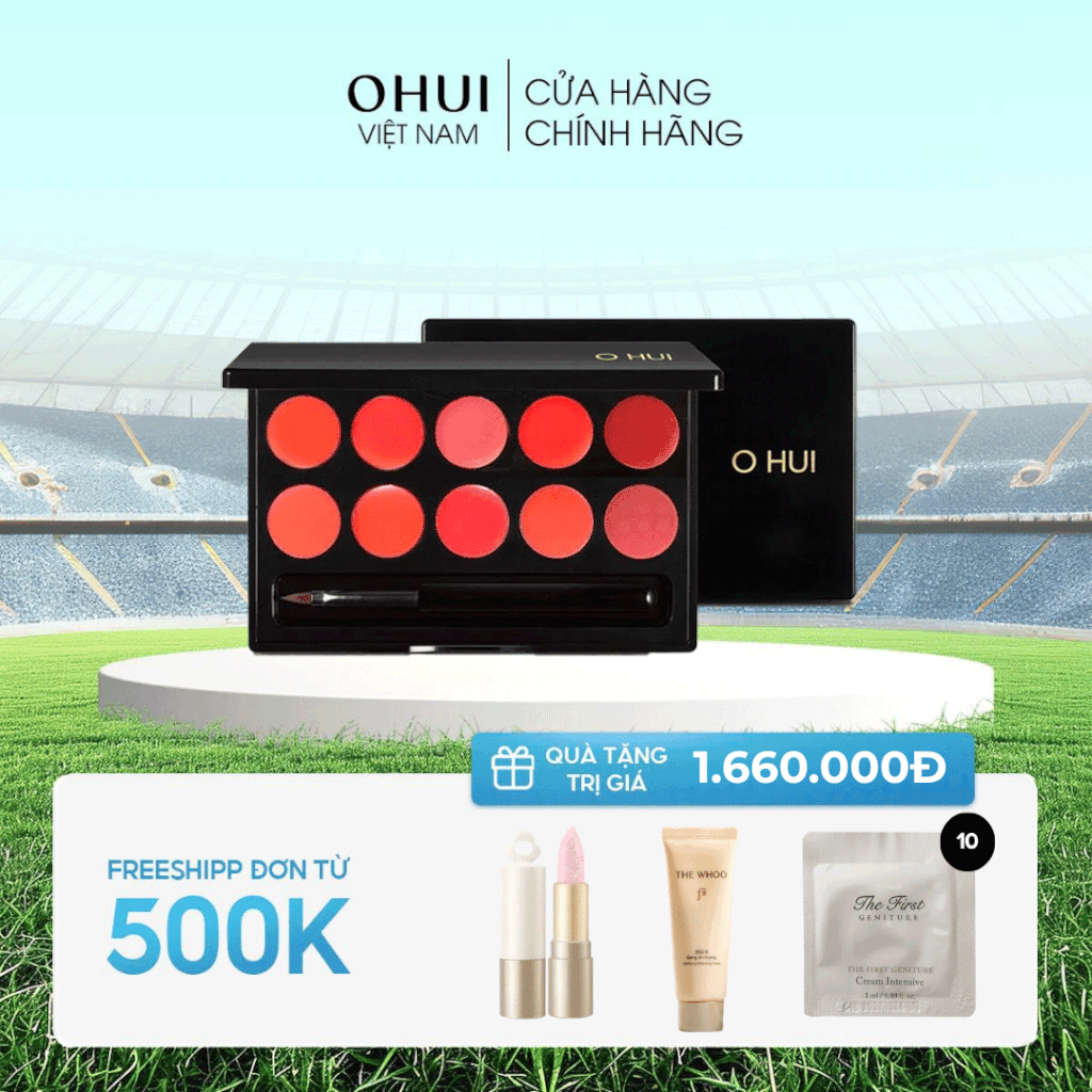 Bảng Son 10 Màu Ohui Rouge Real Palette