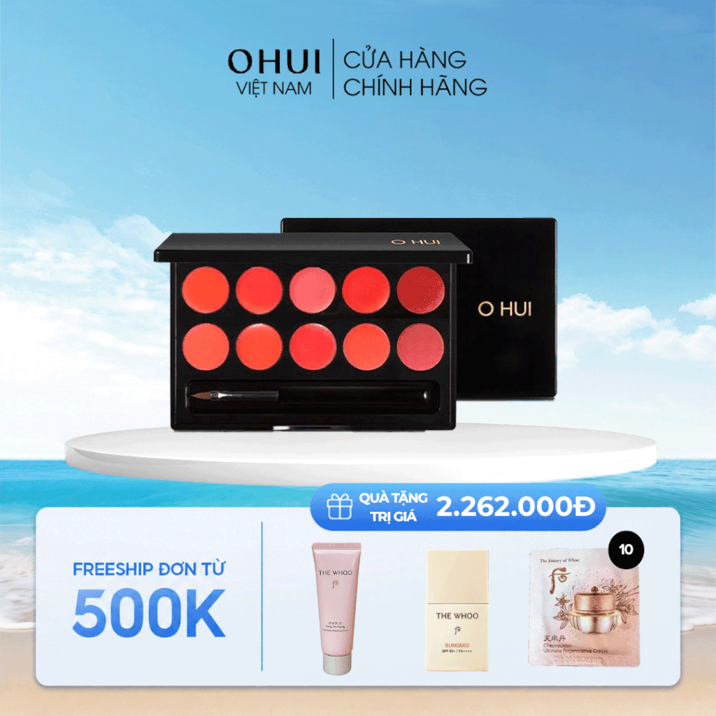 Bảng Son 10 Màu Ohui Rouge Real Palette