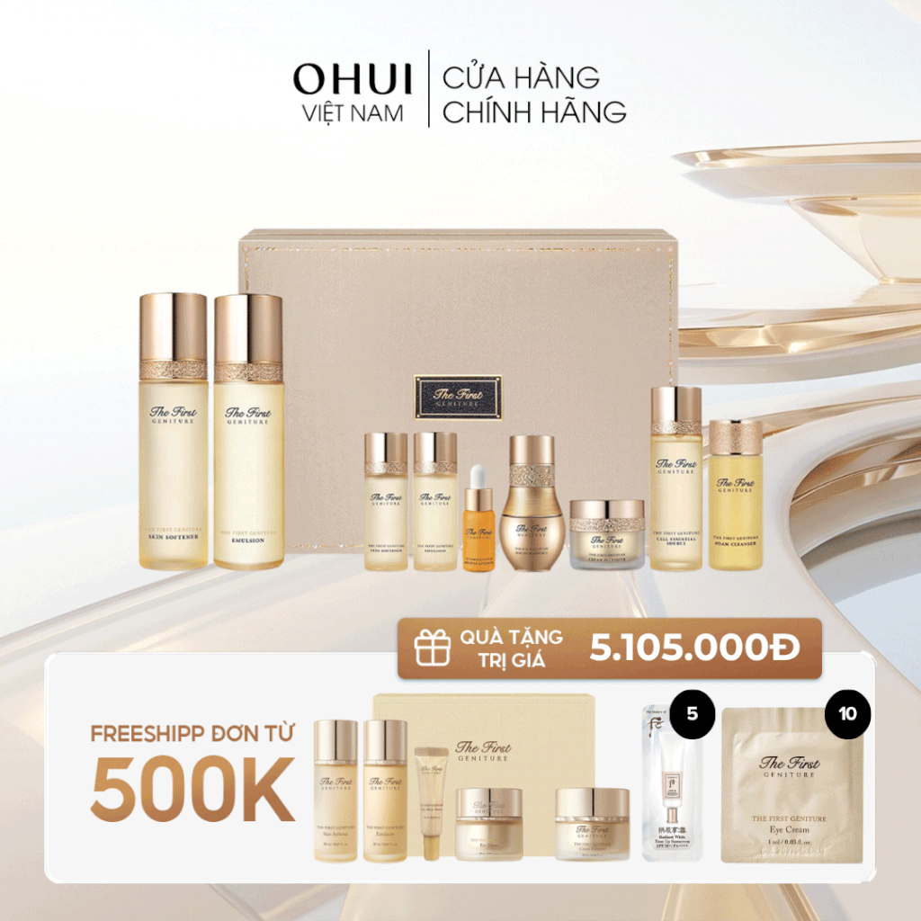 Bộ Dưỡng Trẻ Hóa Da O HUI The First Geniture Special Set 2pcs