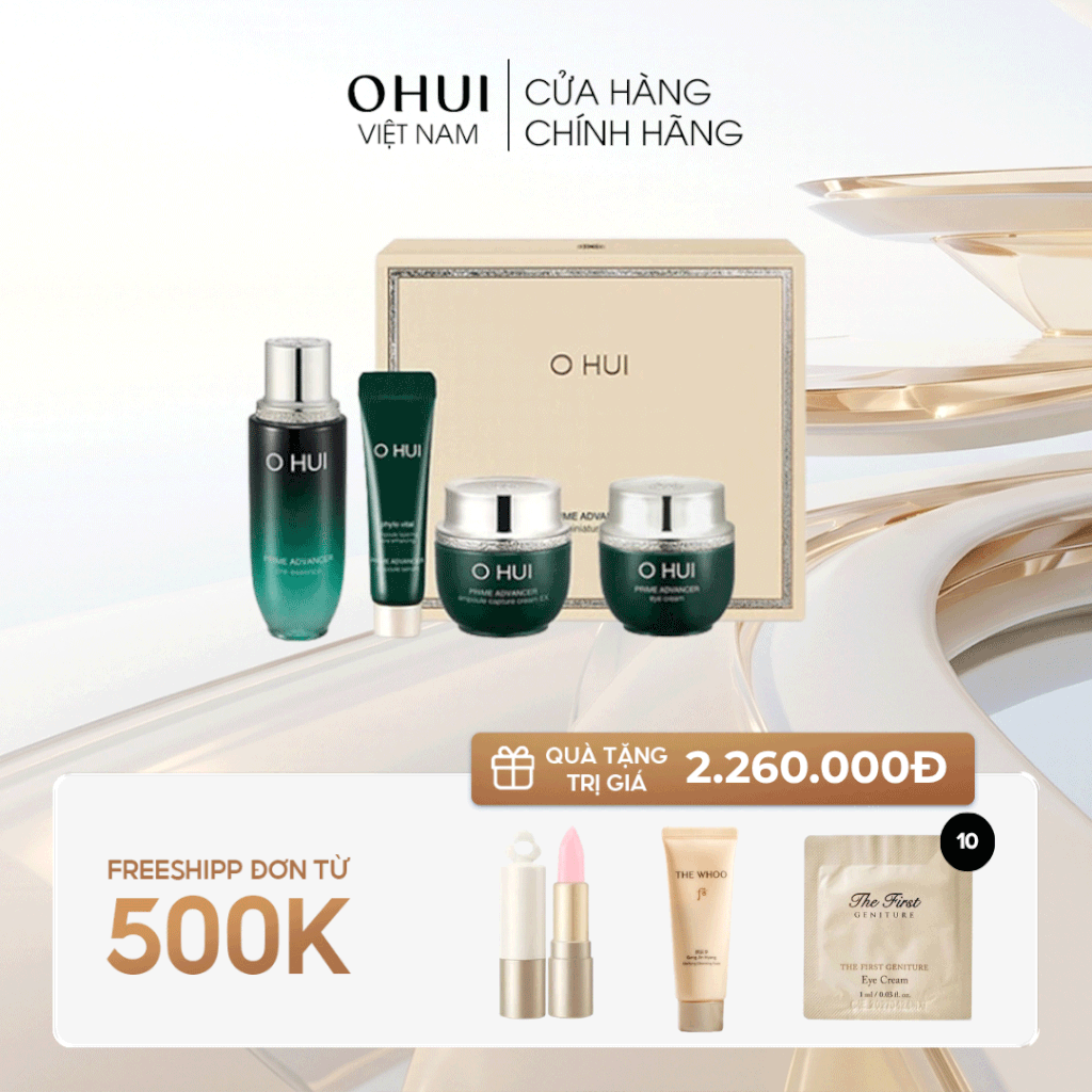 Bộ Dưỡng Da Ohui Prime Advancer 3pcs Special Set