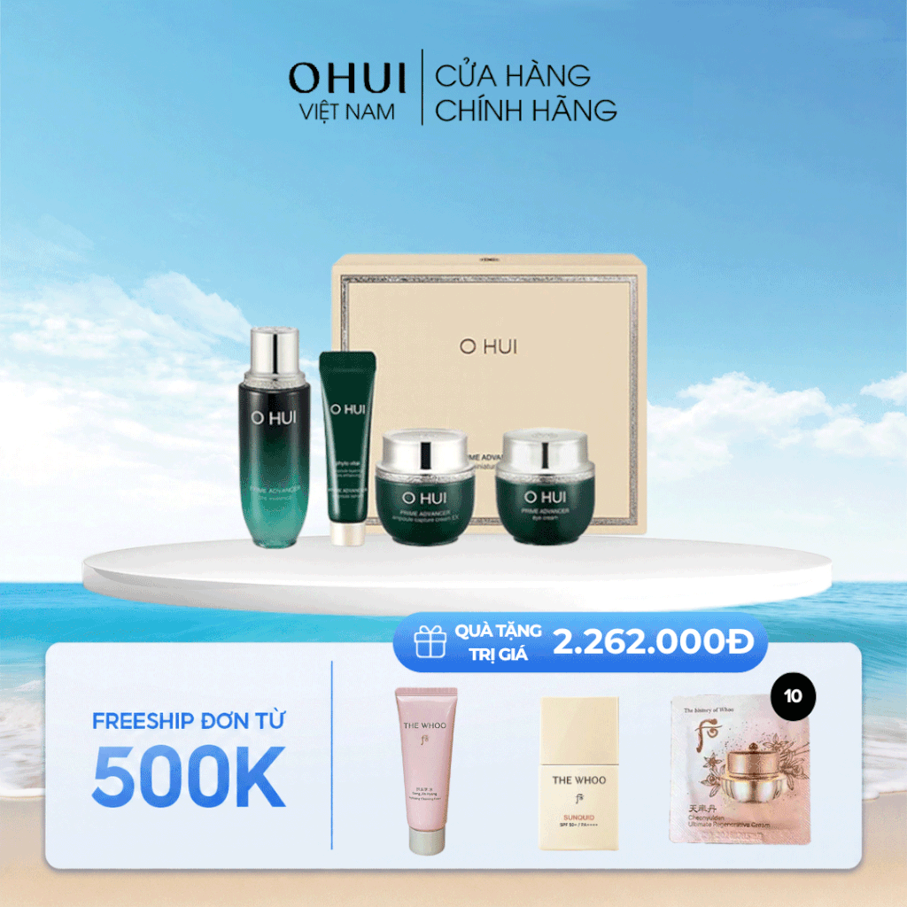 Bộ Dưỡng Da Ohui Prime Advancer 3pcs Special Set