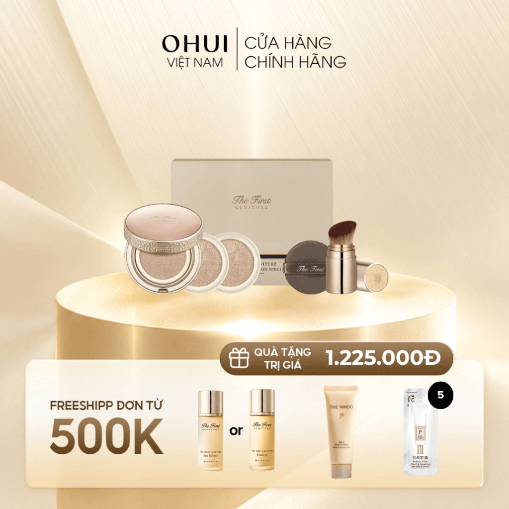 Bộ Phấn Nước Ohui The First Geniture Ampoule Cover Cushion