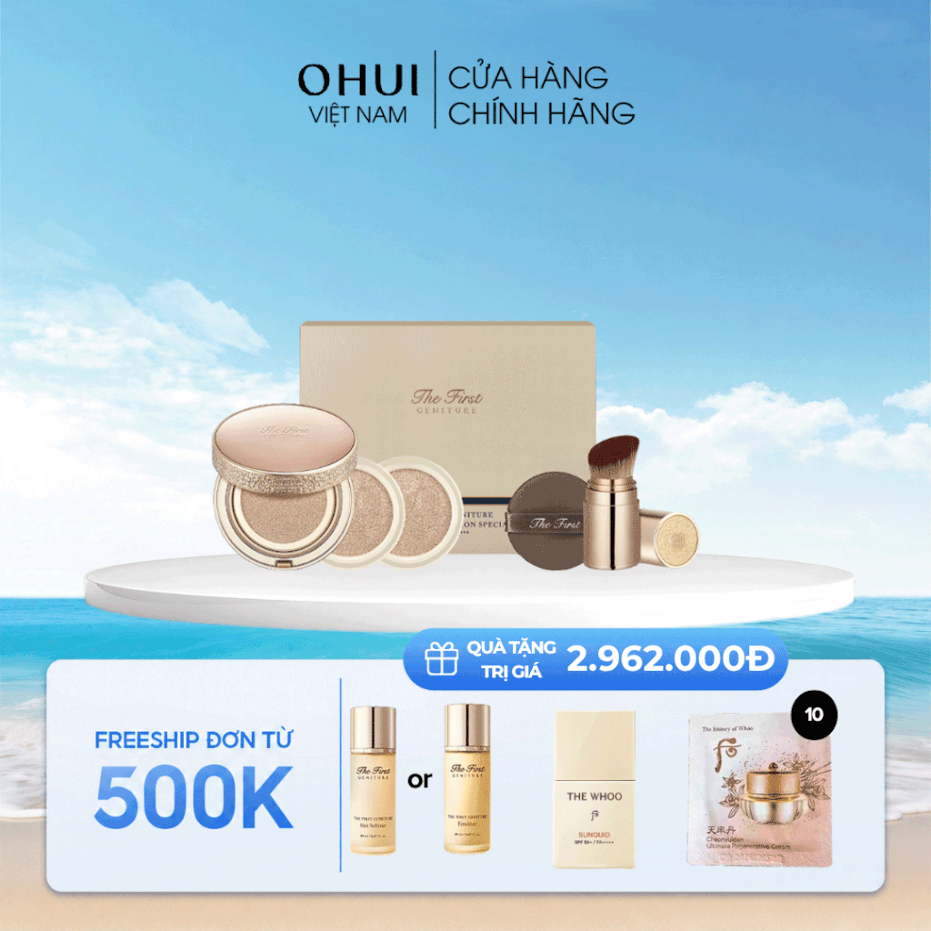 Bộ Phấn Nước Ohui The First Geniture Ampoule Cover Cushion